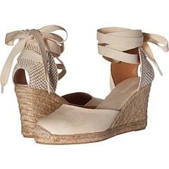 Soludos Tall Wedge Linen | Zappos