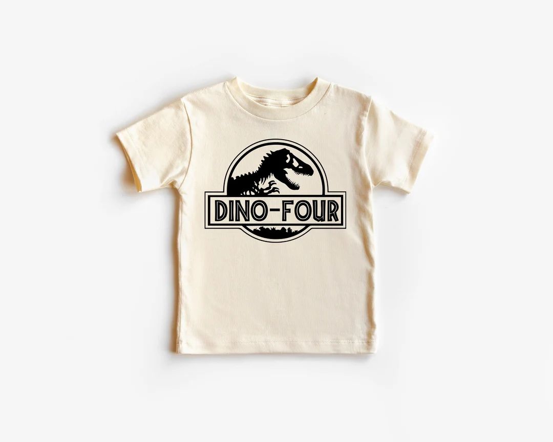 Dino Four Shirt Birthday Saurus Shirt Dinosaur Birthday Boy - Etsy | Etsy (US)