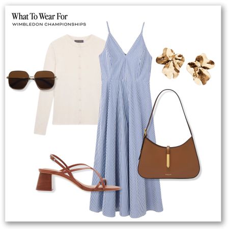 Midi dress styling 💙 

Striped dress, summer outfit, holiday style, tan accessories, Wimbledon championships, cream cardigann

#LTKstyletip #LTKsummer #LTKeurope