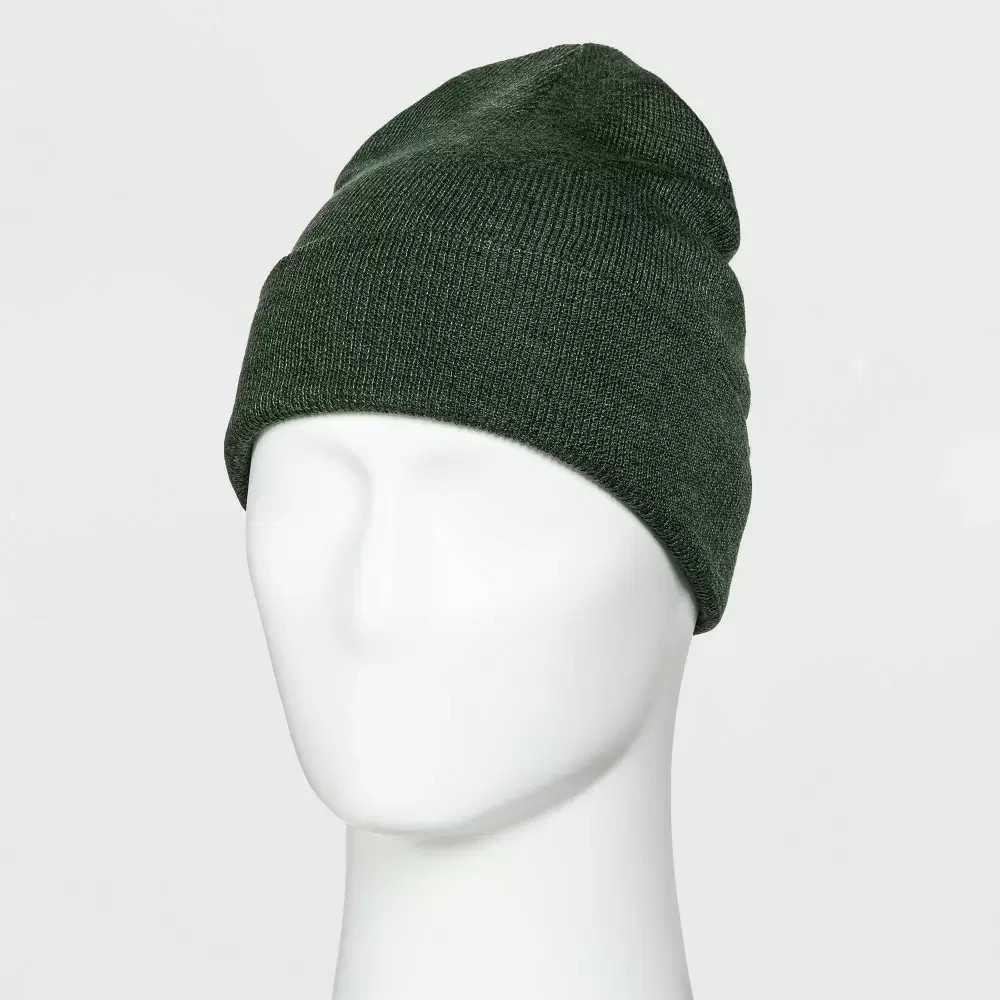 Goodfellow & Co Knit Beanie - Green, One Size - Walmart.com | Walmart (US)