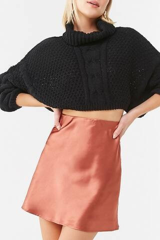 Satin Mini Skirt | Forever 21 (US)