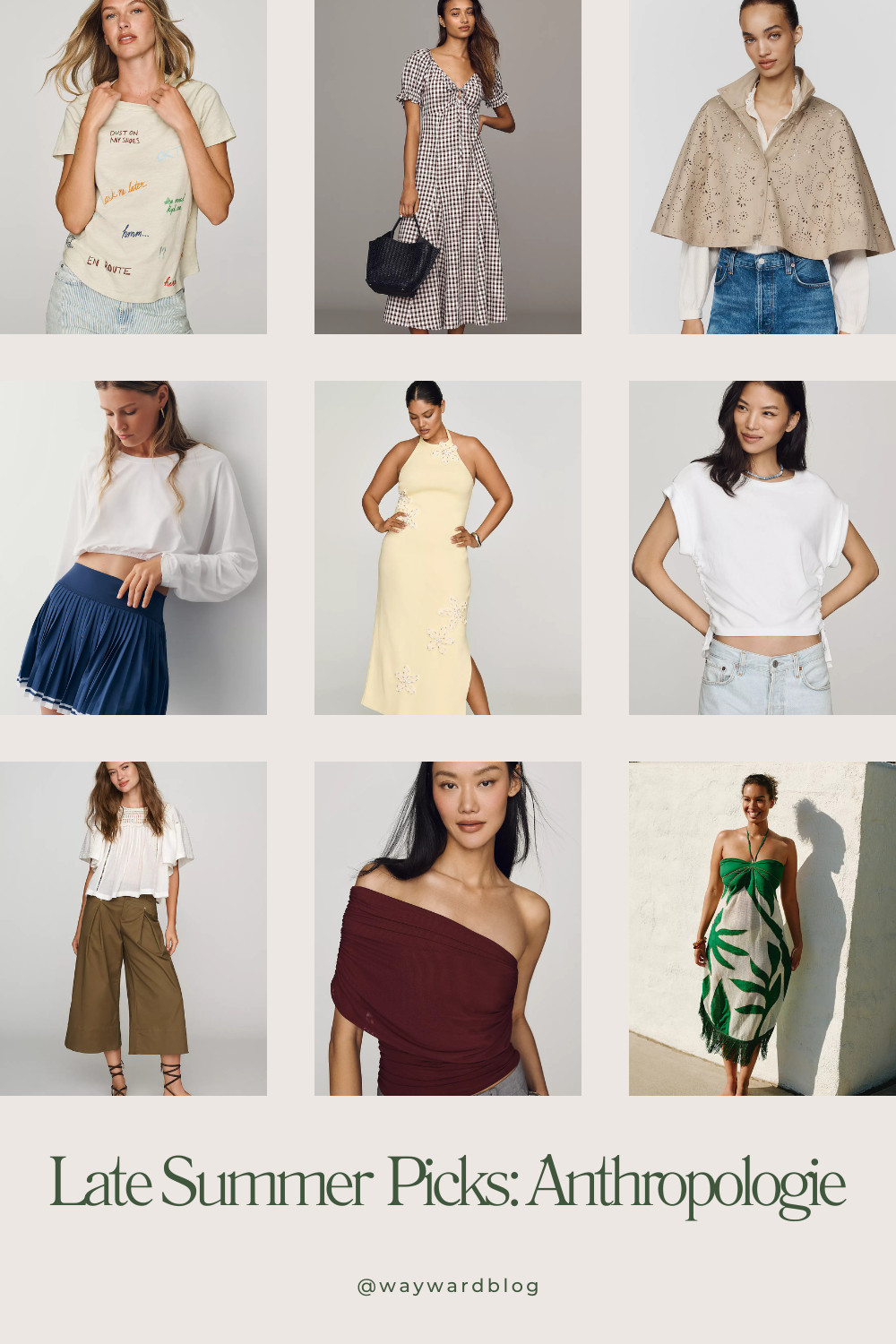 Late Summer Picks: Anthropologie 

 #LTKSeasonal #LTKPetite #LTKTravel