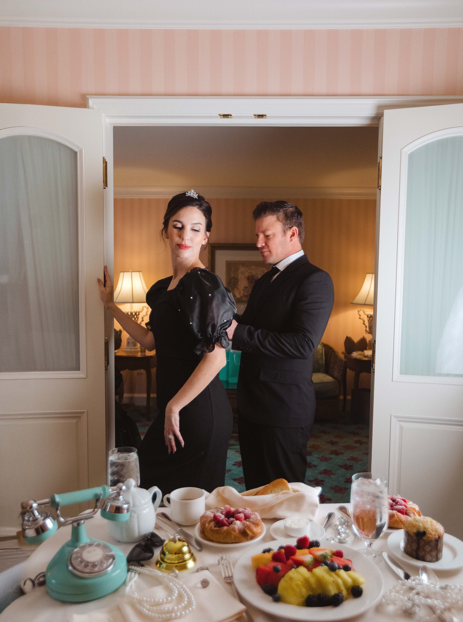 You might wanna consider wearing this outfit for Valentine's Day! I'm wearing the Audrey dress I designed for Ivy City, and my husband is looking sharp in his suit. The perfect match! Get 15% off your first Ivy City purchase with my code CHRISTY15 and recreate this look! 
#datenight #formalwear #hisandheroutfit #partystyle #couplephotoshoot

#LTKSeasonal #LTKStyleTip #LTKSaleAlert