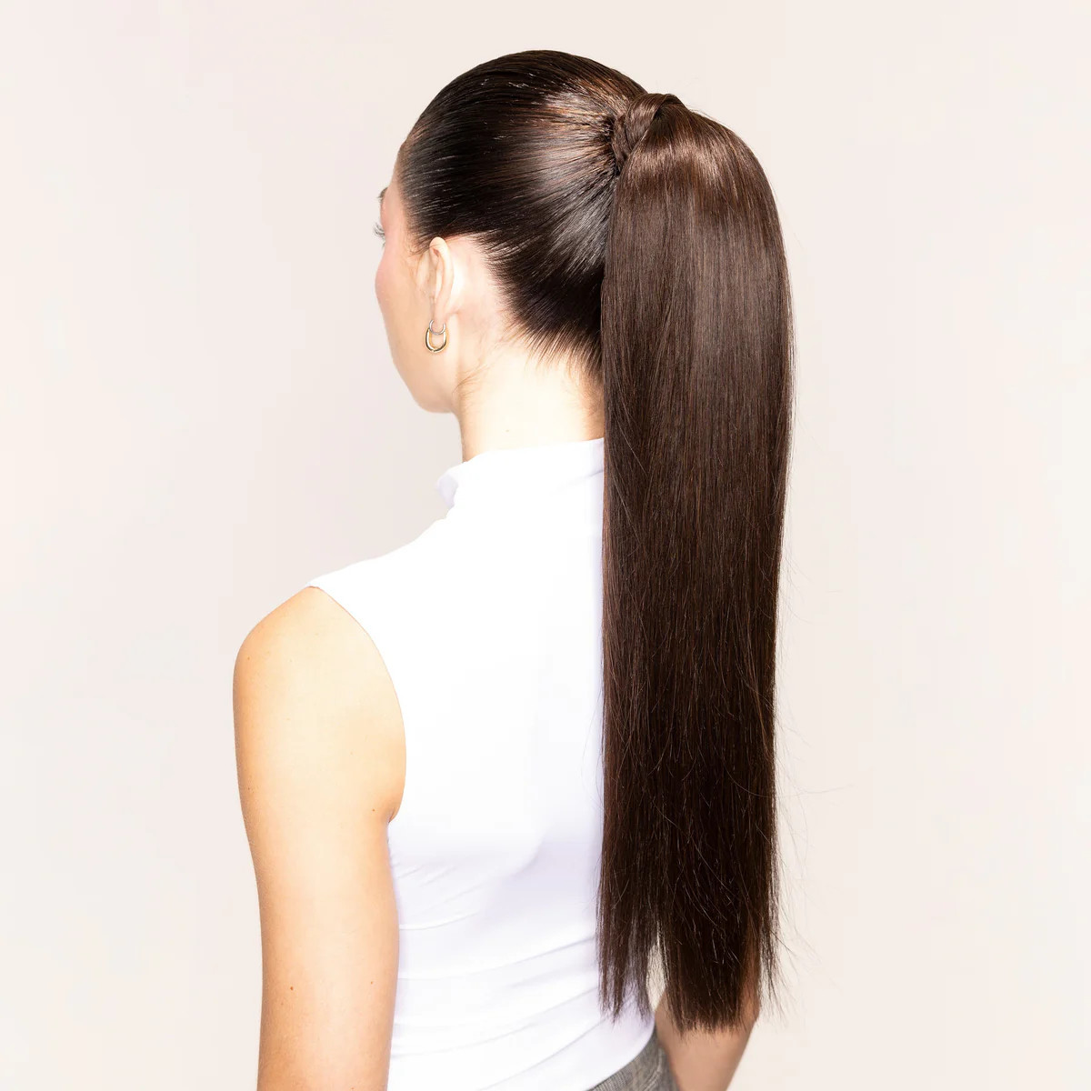 "The Ponytail" 2.0 by Bellami x Andrew Fitzsimons, Mochachino Brown | Bellami Hair