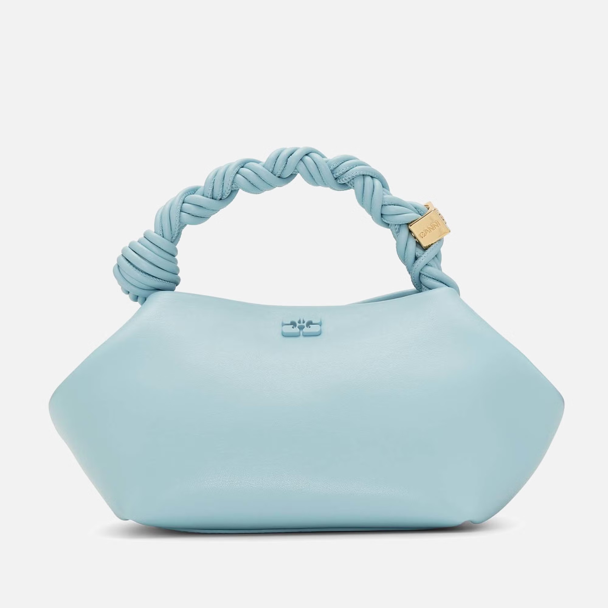 Ganni Small Bou Recycled Leather-Blend Bag | Coggles | Coggles (Global)