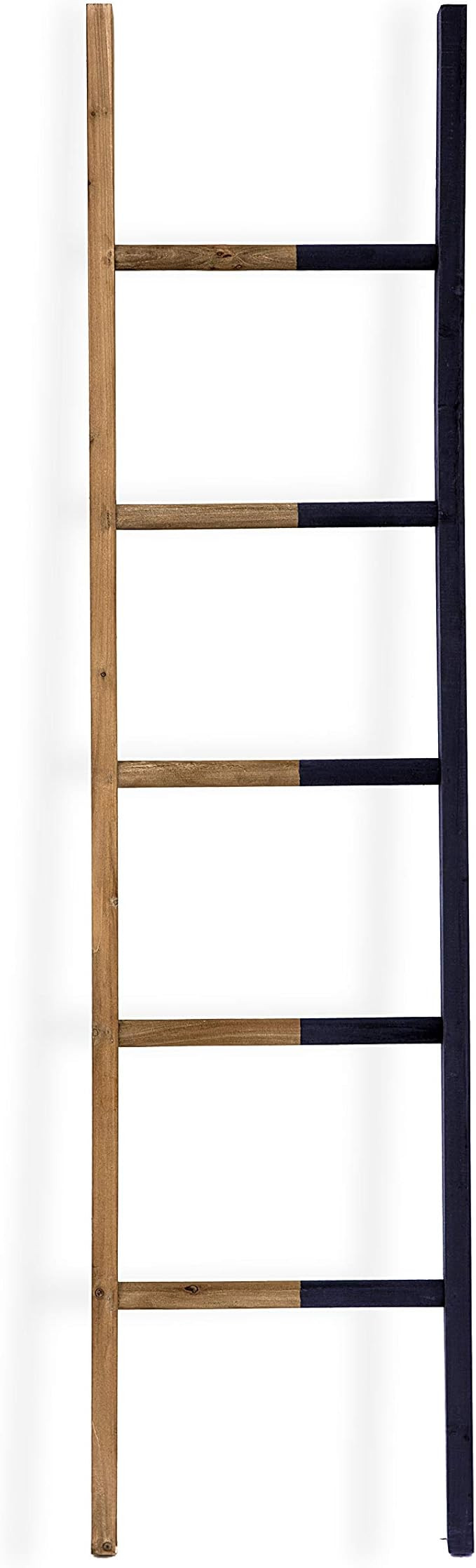 FUIN 5 Ft (65") Wood Decorative Wall Leaning Blanket Ladders Storage Quilt Towel Display Rack She... | Amazon (US)