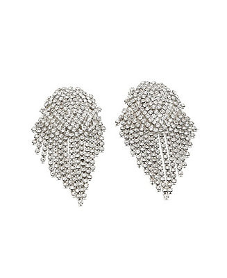 SOHI Women's Silver  Bling Cluster Drop Earrings - Macy's | Macy's