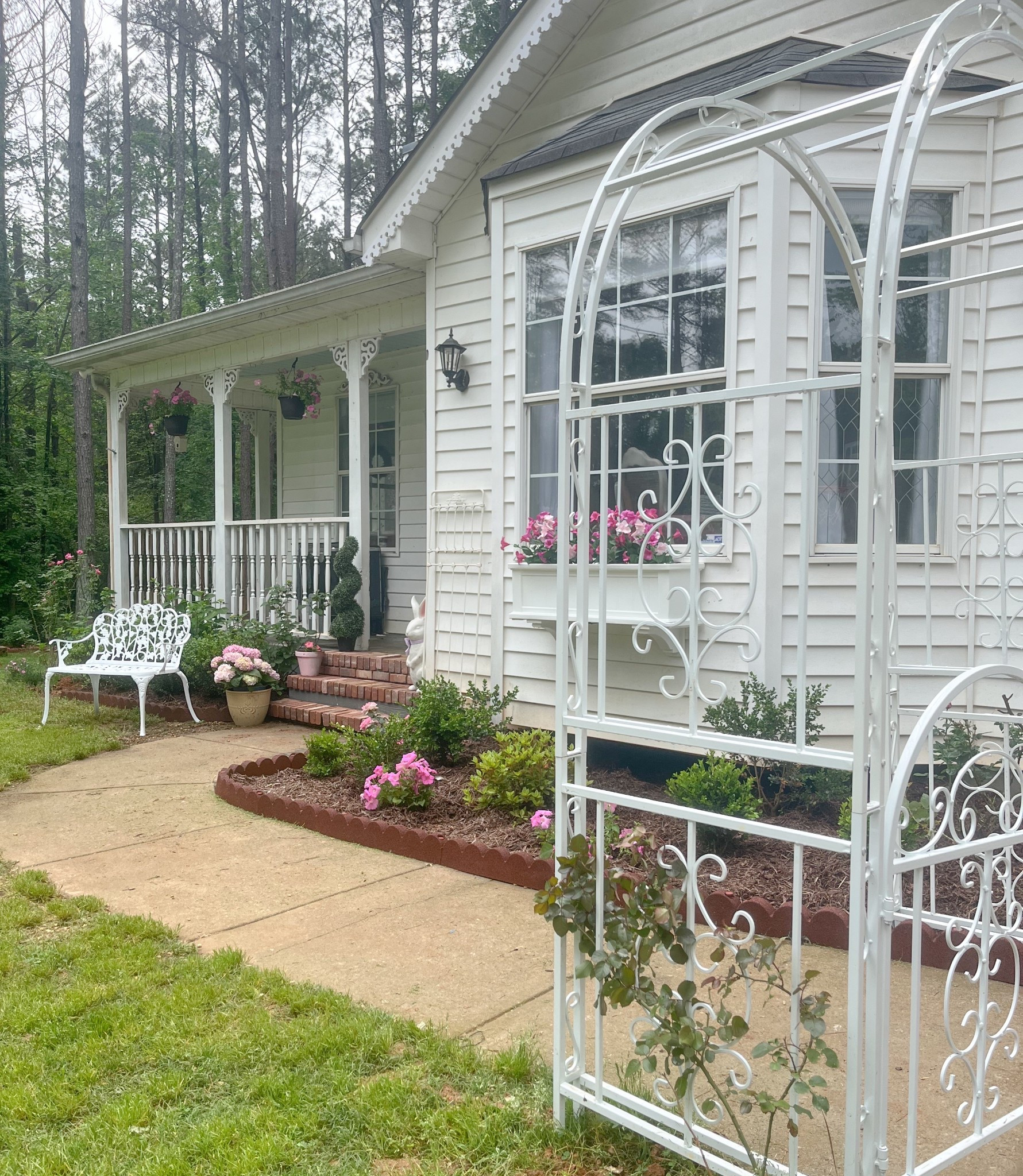 Our front walkway got the sweetest Arbor Day refresh and I couldn’t love it more!
This beautiful white garden arbor from @plowandhearth was so easy to assemble and adds the perfect touch of charm to our cottage-style porch. I also styled one of their white flower boxes—and filled it with the most realistic faux petunias. They’ll look amazing all season long with zero upkeep (yes, they’re fake, but you’d never know it!). And of course, the white cottage bench pulls it all together—it’s one of my favorite little spots now.
Everything is bundled on my LTK so you can recreate the look!
Comment “SHOP” below and I’ll DM you the link.
@shop.ltk #liketkit #plowandhearth #phliving #plowandhearthinspo #PlowPossibilities

#LTKSaleAlert #LTKHome #LTKSeasonal