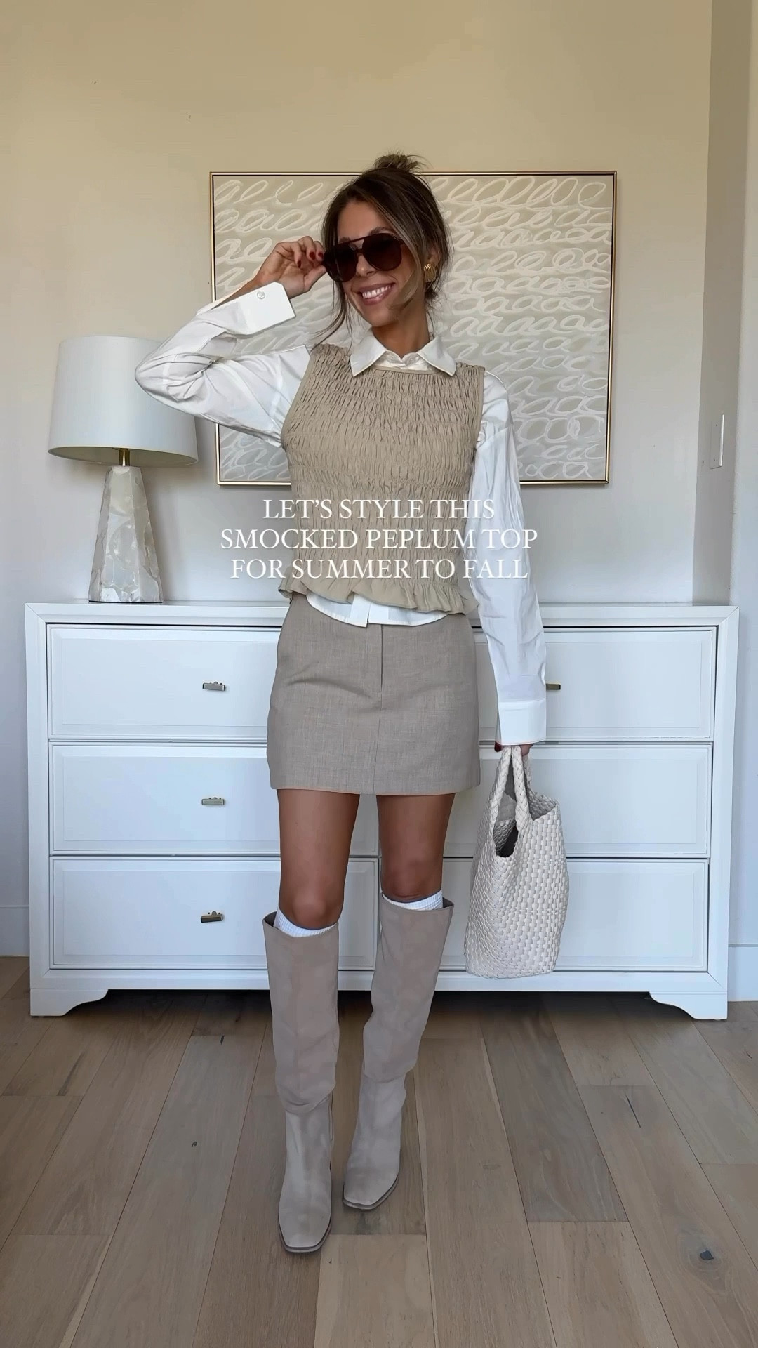 Love this smocked peplum top from Amazon you can style so many ways! Wearing a small. 
Aritzia skirt size 2
Target skirt size 2
Jeans size 0
Matching set small



#LTKFallSale #LTKSeasonal #LTKStyleTip