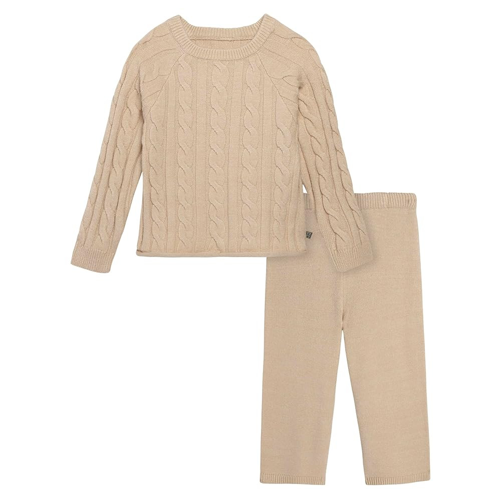 Modern Moments by Gerber Girls' Baby and Toddler Sweater and Wide Leg Pants Set | Amazon (US)