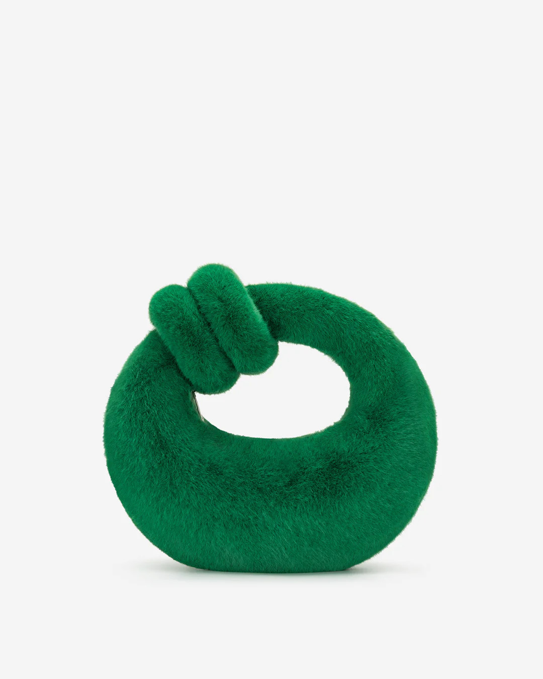 Abacus Faux Fur Top Handle Bag - Green | JW PEI US