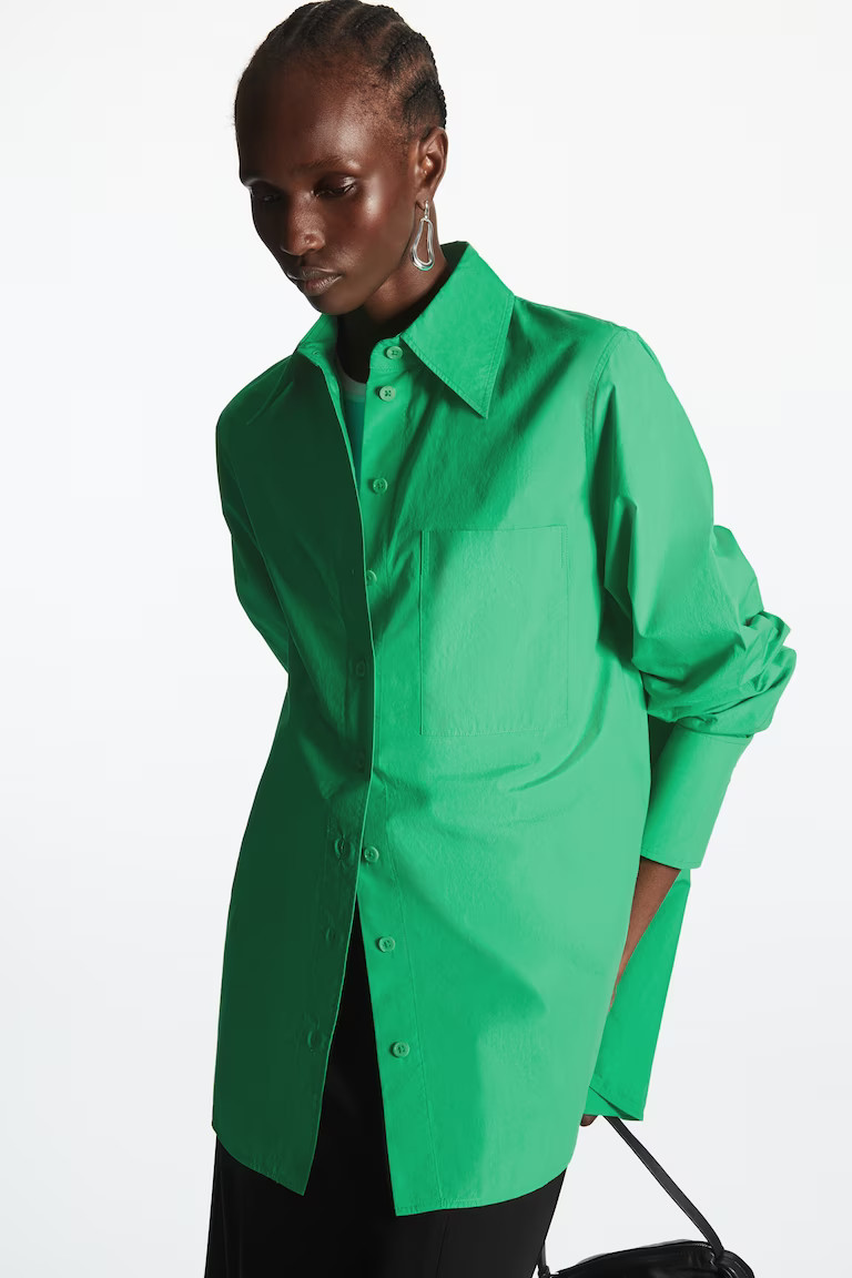 OVERSIZED LONG-SLEEVE SHIRT | COS (US)
