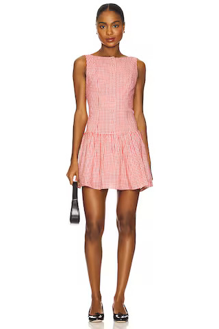 Elodie the Label Marieka Mini Dress in Red Gingham from Revolve.com | Revolve Clothing (Global)