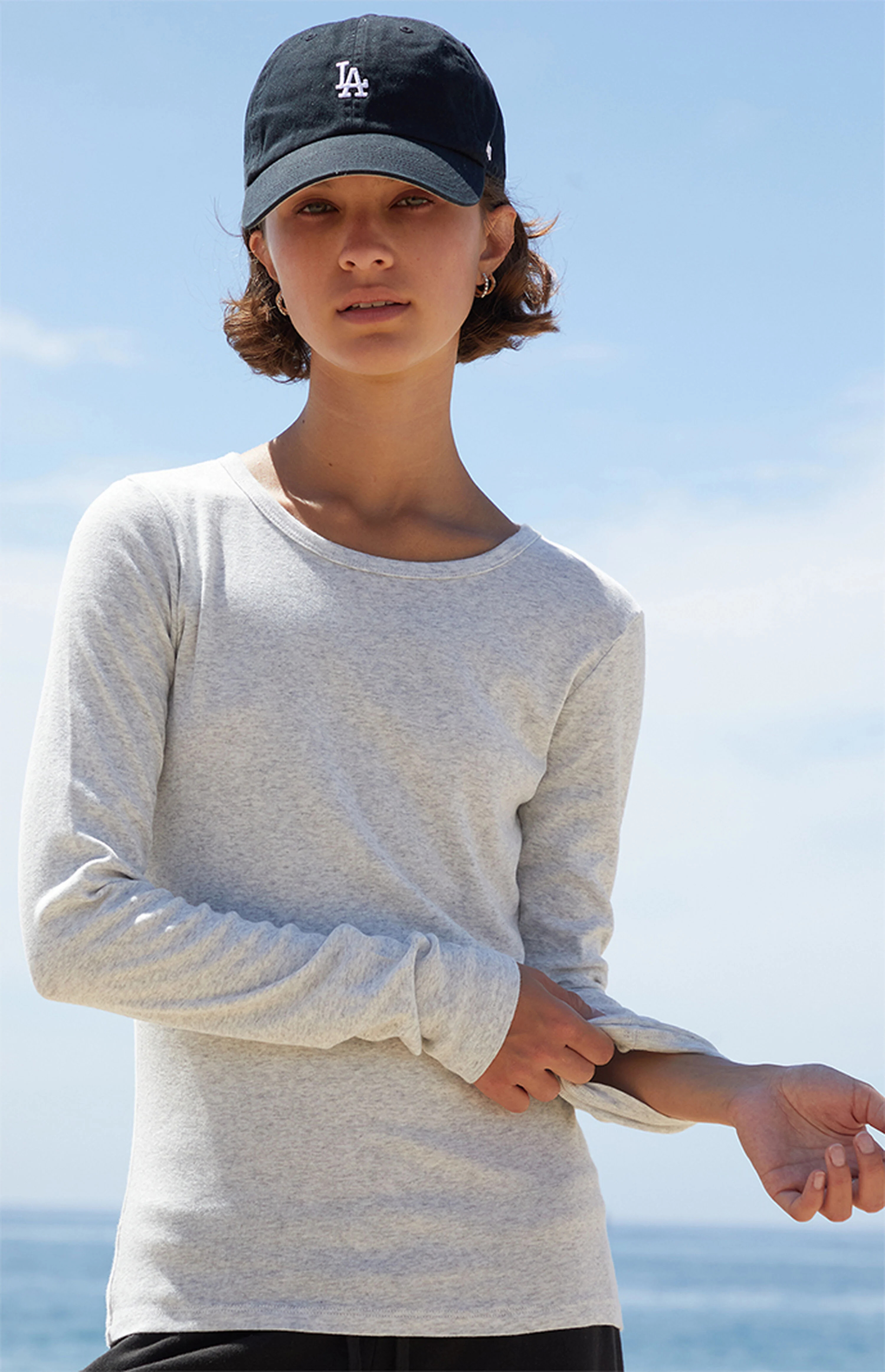 John Galt Silver Leah Long Sleeve Top | PacSun