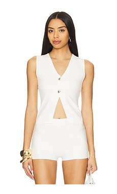 ALL THE WAYS Lilah Knit Vest in Ivory from Revolve.com | Revolve Clothing (Global)