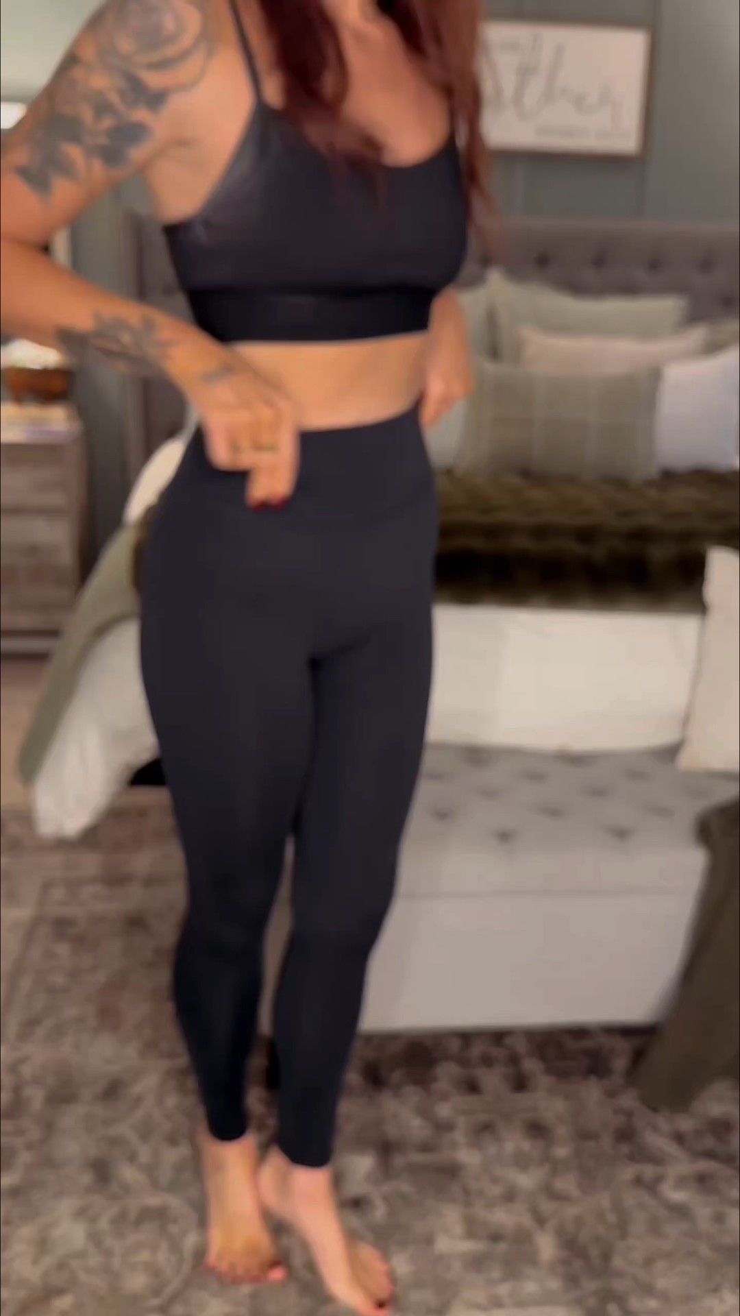 Did a PTULA haul try on (my favorite leggings everrrrr) & realized I have deo marks & the video is out of focus 🤪 but you get the point here okayyyyy?

They always fit, never tight, no matter my post partum body changes & have no front seam 🙌🏻

Last pants (aspen) are sold out - tagged similars

#LTKootd #LTKActive #LTKSaleAlert