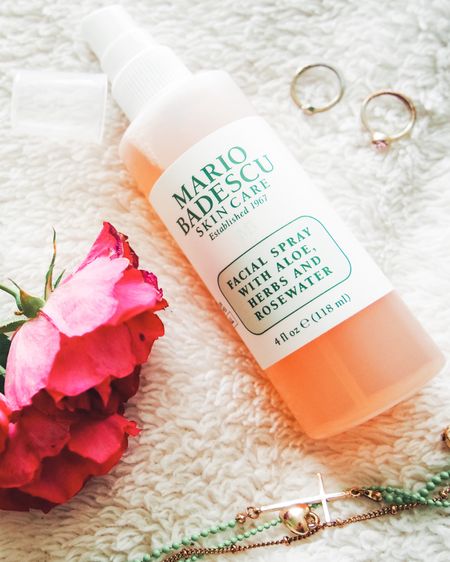 🌹 One of my spring must-haves is Mario Badescu’s facial spray with aloe, herbs and rosewater. It helps freshen up my skin throughout the day.

#LTKbeauty #LTKSeasonal #LTKfindsunder50