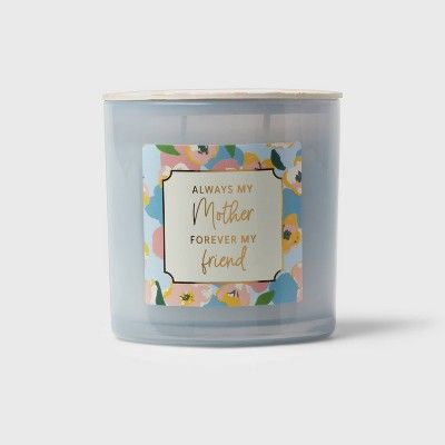 14oz Mother's Day Jar Candle Cashmere Berry 'Always My Mother...' Blue - Opalhouse™ | Target