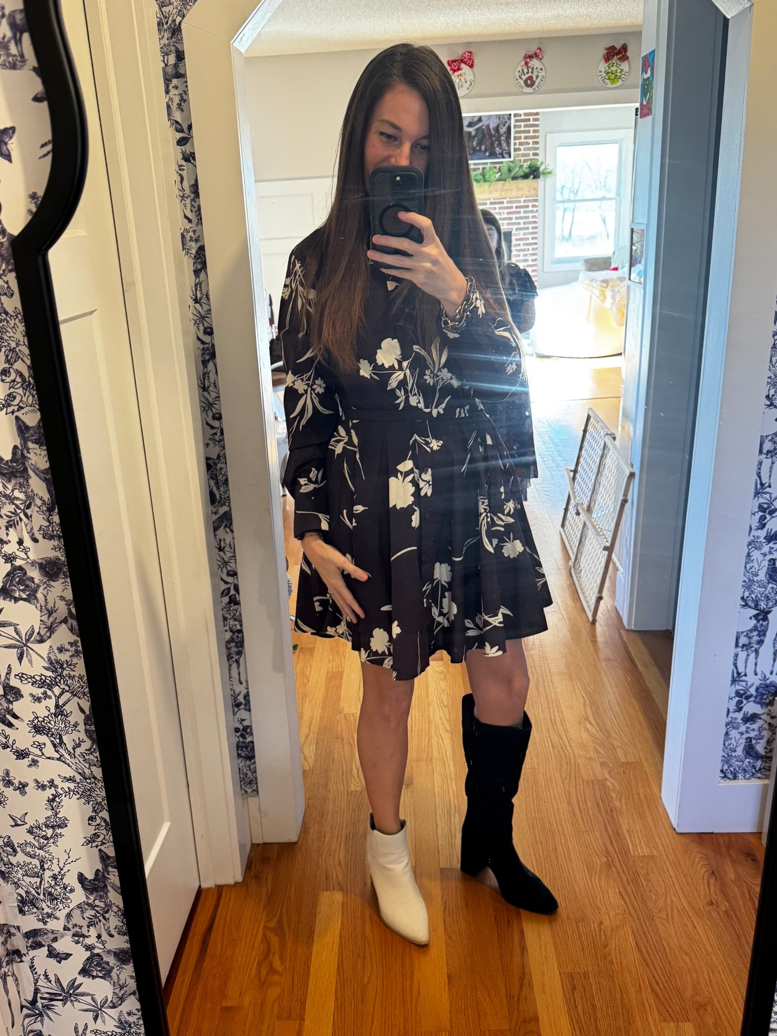 I couldn’t decide on which boots, I went with white 

#LTKSaleAlert #LTKWorkwear #LTKootd