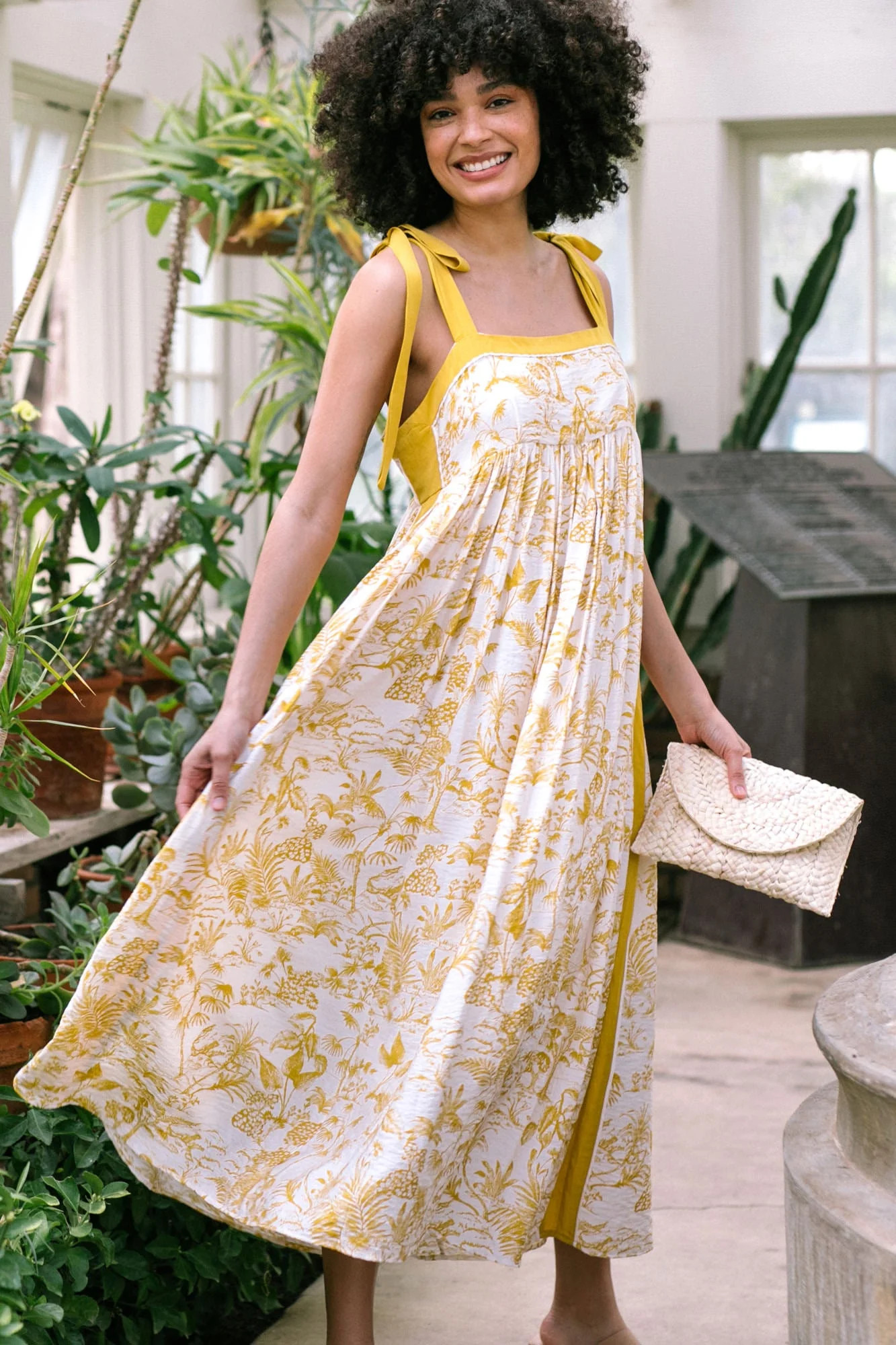 Bryce Babydoll Maxi Dress | Morning Lavender