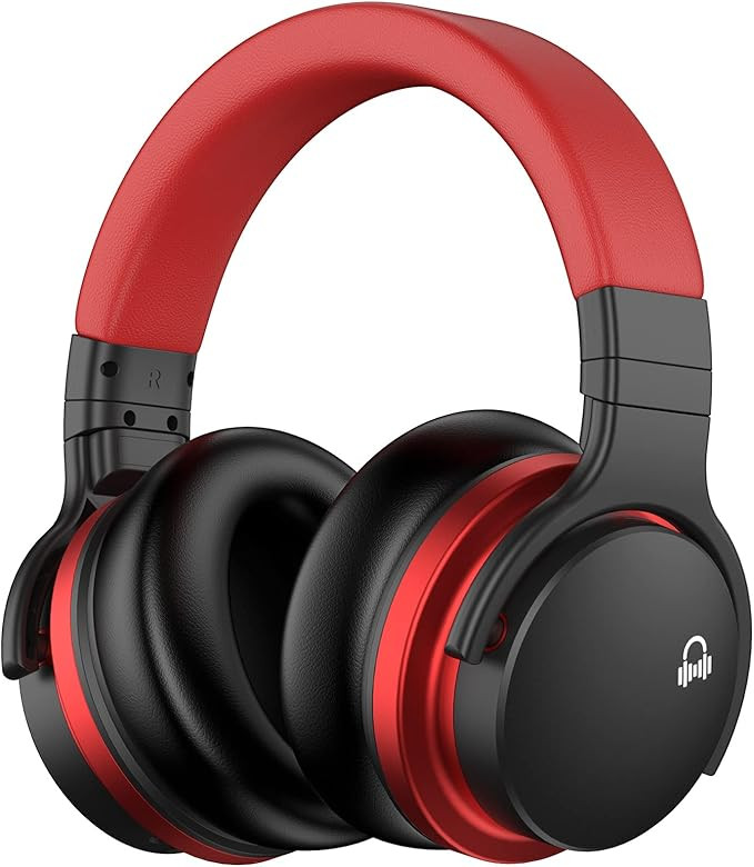 MOVSSOU E7 Active Noise Cancelling Bluetooth Wireless Headphones Over Ear with Microphone Deep Ba... | Amazon (US)