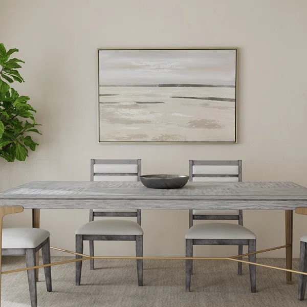Silver Landscape Framed On Canvas Print | Wayfair North America