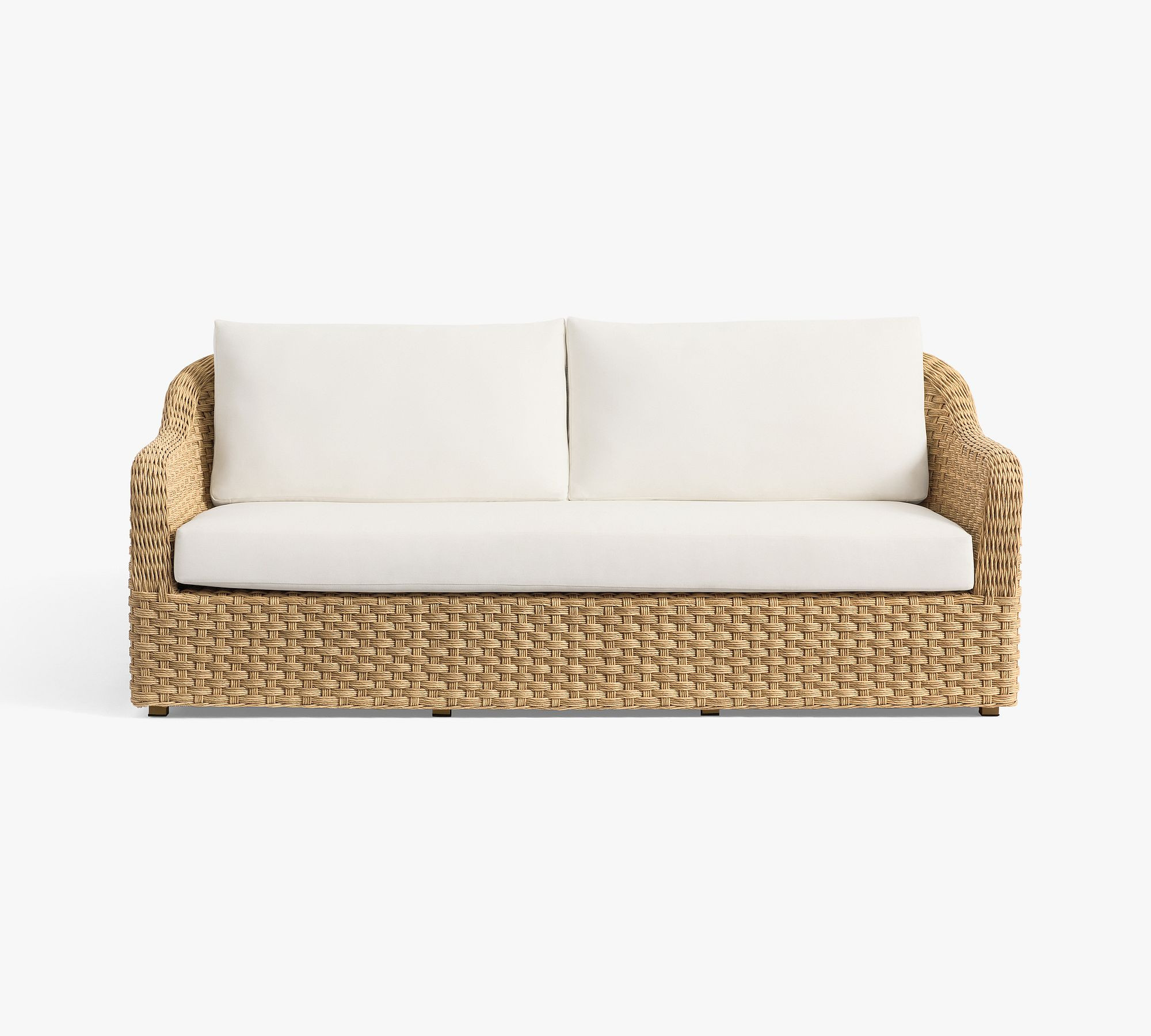 Boca Wicker Outdoor Sofa (81") | Pottery Barn (US)