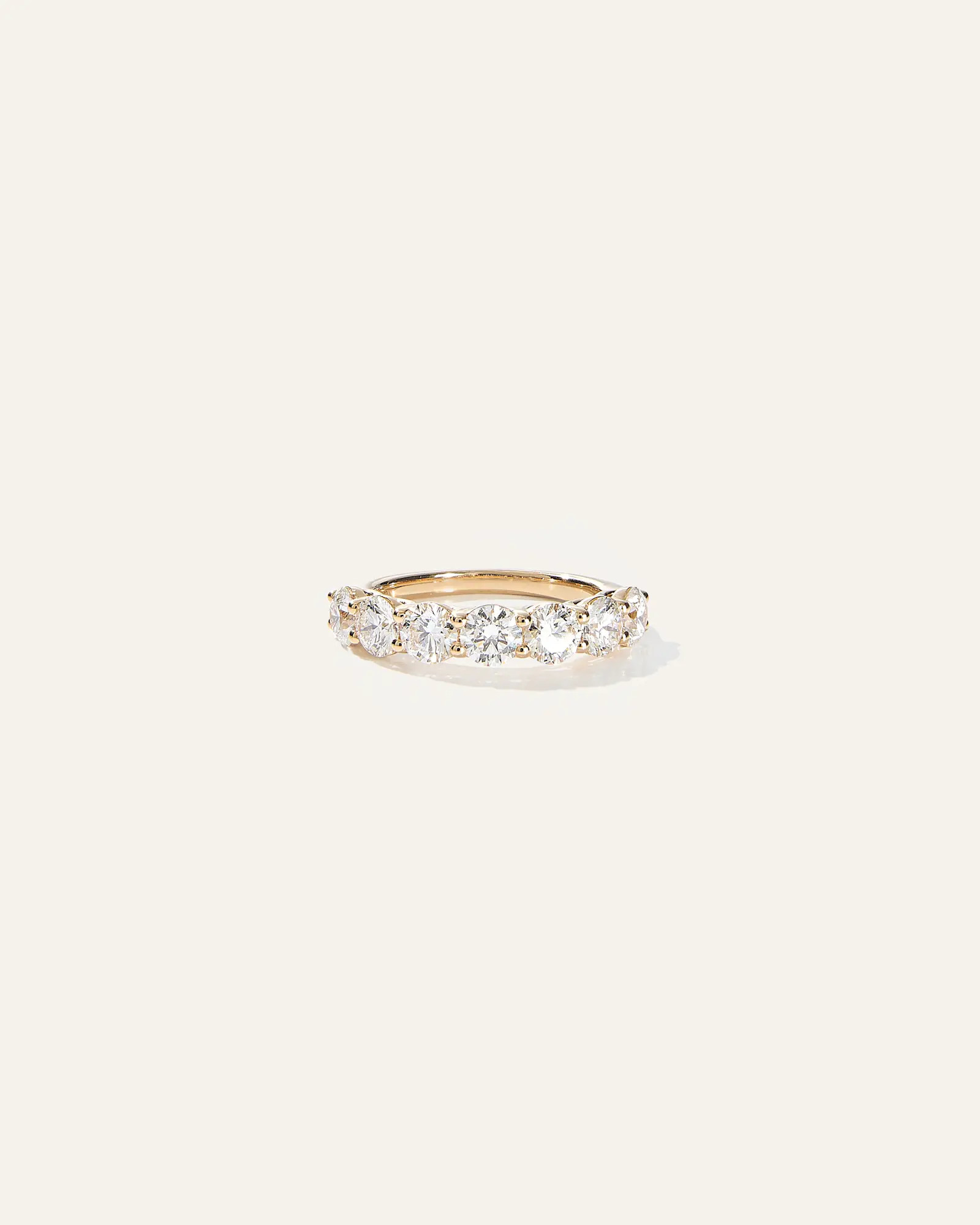 Lab Grown Diamond Round Seven Stone Band | Quince