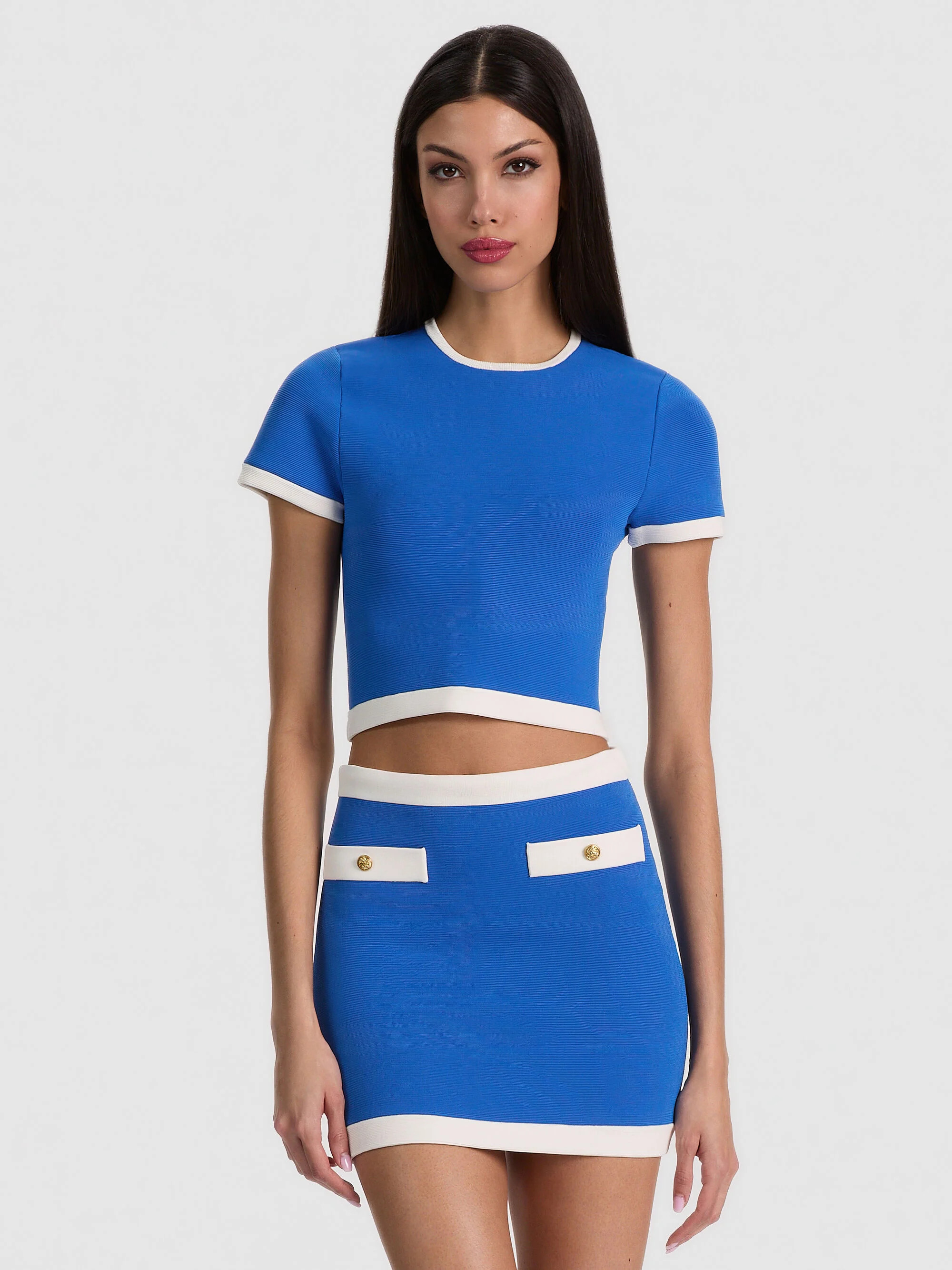 CIARA CROPPED PULLOVER | Alice + Olivia