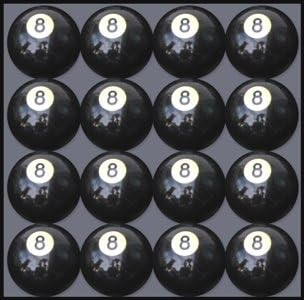 Box of 16 Replacement # 8 Pool Table - Billiard Ball | Amazon (US)