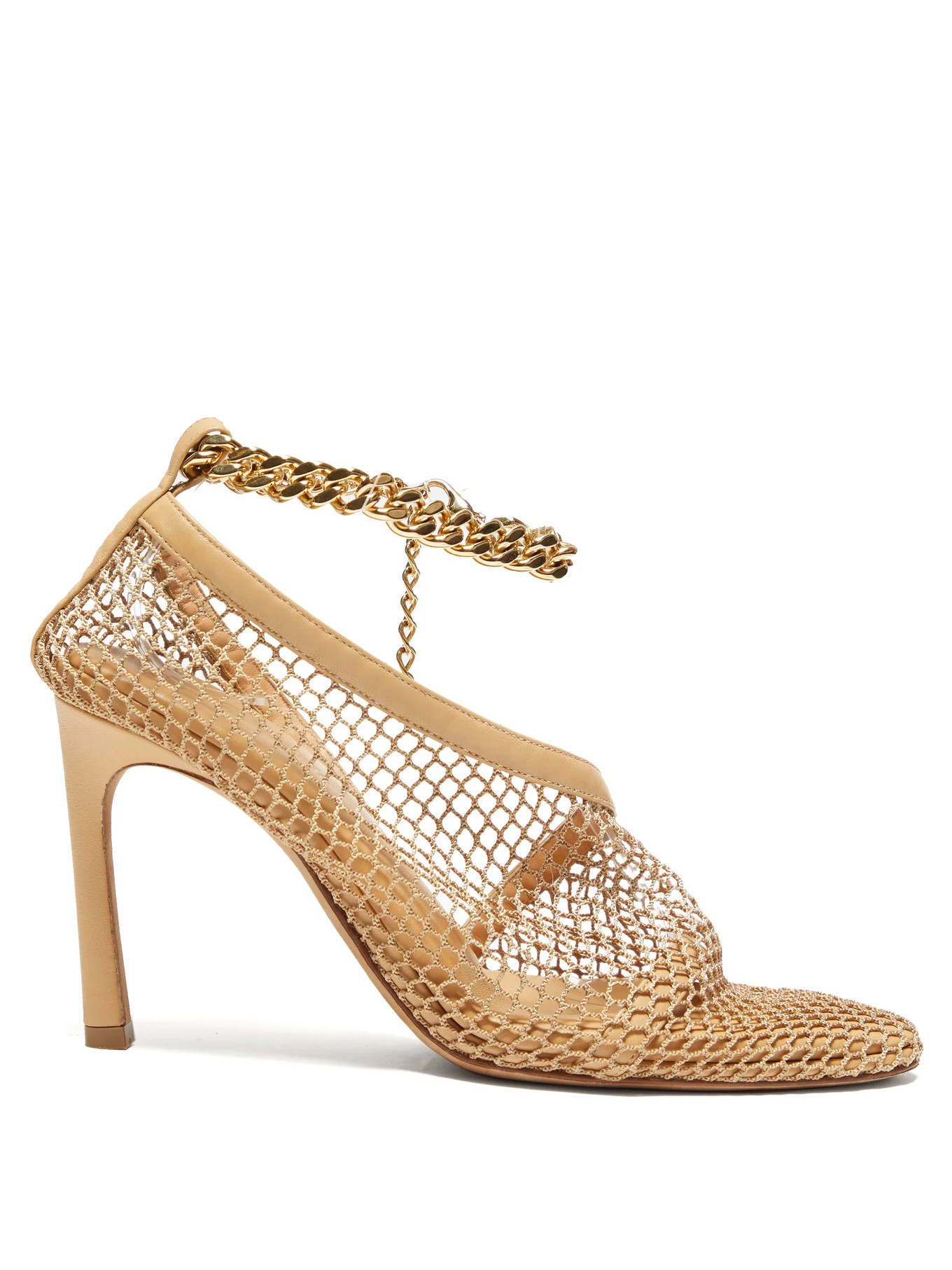 Bottega VenetaAnklet-embellished mesh pumps | Matches (UK)