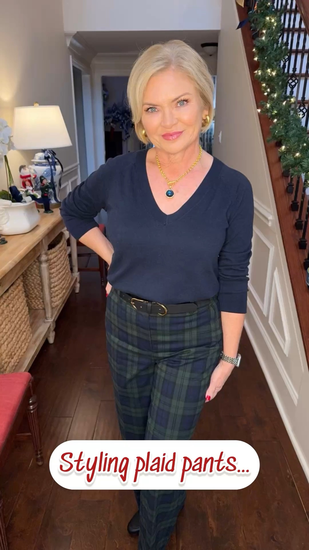 Styling these black watch plaid pants from LOFT different ways! I just love this plaid, it's a classic for the holidays and all winter long. 
I'm wearing small v-neck sweater, size 0.5 white shirt, size medium petite green sweater & size small vest. 

Winter outfit 
Holiday outfits
Christmas outfit
Plaid
Quilted vest 
Petite fashion

#stylewithserena
#holidayoutfits
#christmasoutfit
#fashionover50
#midlifefashion
#midlifeinfluencers

#LTKOver40 #LTKHoliday #LTKWatchNow