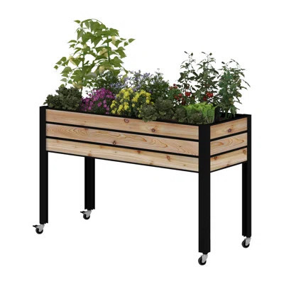 Self-Watering Cedar Planter 21 X 47 X 32"H (Sleeve) | Wayfair North America