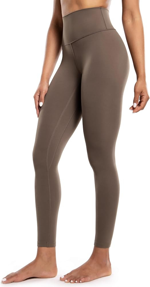 POSHDIVAH Women's Creamluxe Yoga Leggings 25"/28" High Waisted Cream-Feeling Workout Lounge Pants... | Amazon (US)