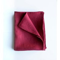 Burgundy Linen Napkin, Burgundy Red Cloth Napkins Bulk, Stonewashed Napkins, Bordeaux | Etsy (US)