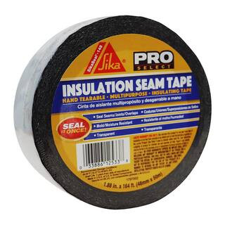 1.88 in. x 164 ft. Clear, Hand Tearable, Multipurpose Insulation Seam Tape | The Home Depot