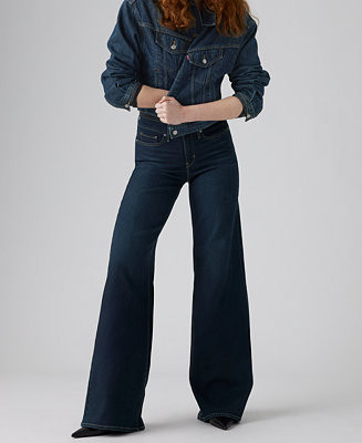 Women's 318 Shaping Stellar-Stretch Wide-Leg Jeans | Macy's