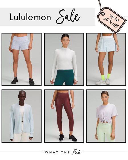 Lululemon sale, Lululemon shorts, Lululemon tennis skirt, Lululemon tights, Lululemon yoga t-shirt, sports wear, athleisure 

#LTKFind #LTKunder50 #LTKSale