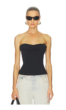 superdown Hestia Strapless Top in Black from Revolve.com | Revolve Clothing (Global)