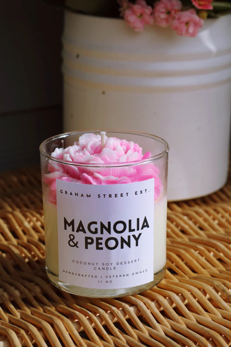 MAGNOLIA & PEONY LUXURY CANDLE | raëliv