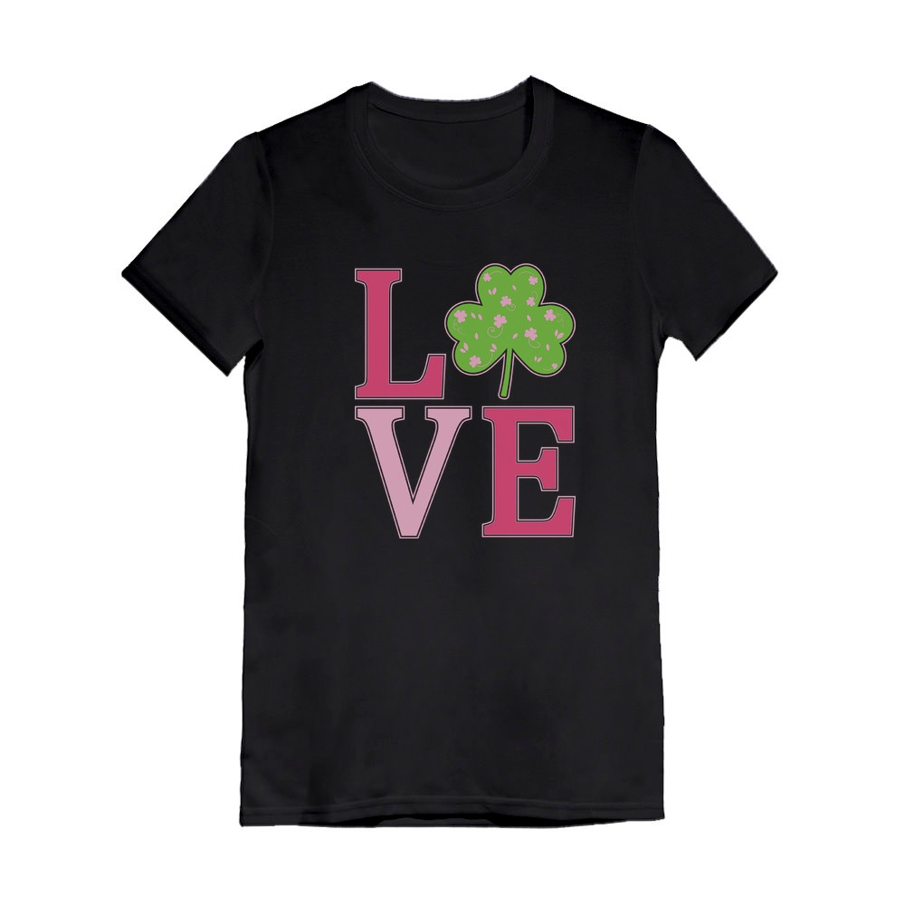 Tstars Girls Irish Clover Love St Patricks Day Gift Cute Kids St Patricks Day Shamrock Shirts Gif... | Walmart (US)