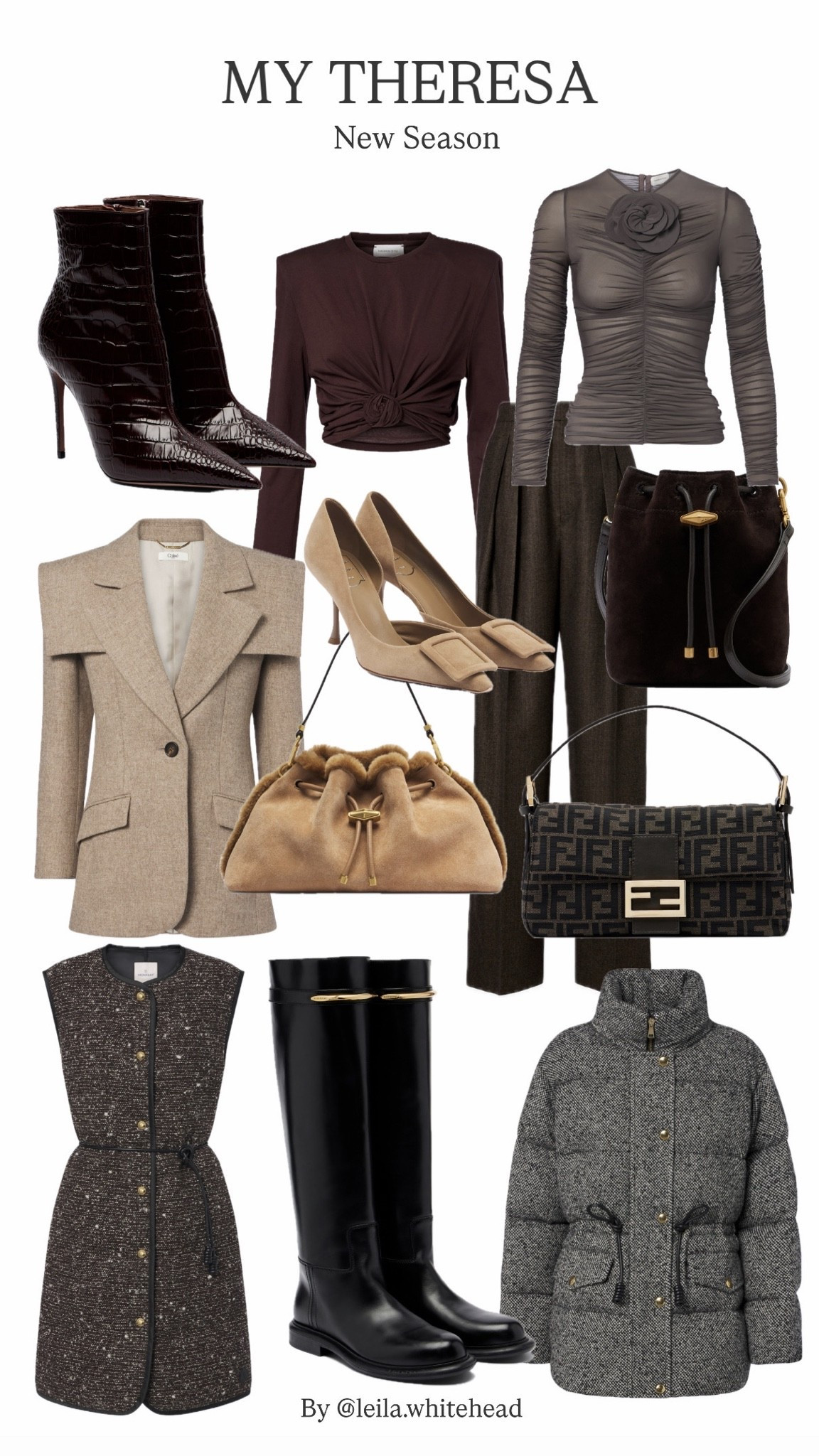 I LOVE A/W dressing - so many chic pieces to layer and stay cosy in, as the weather starts to get chillier.

#mytheresa have a fabulous selection of new arrivals and don’t forget you can use code FIRST10 for 10% off selected items on your first order over £450.00 🤎

#LTKuk #LTKautumn #LTKluxury