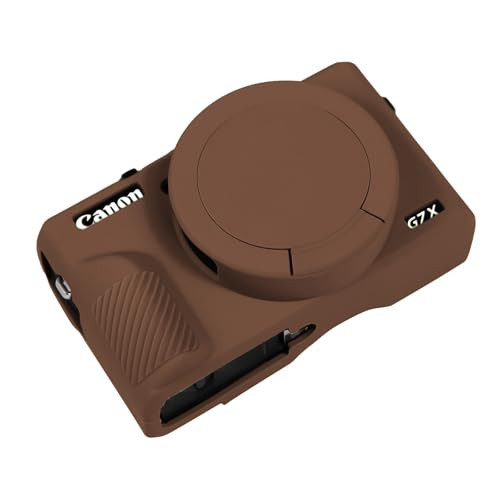 Easy Hood Camera Case Cover for Canon Powershot G7X Mark III Camera(Brown) | Amazon (US)