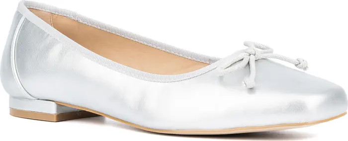 Fawn Faux Leather Ballet Flat - Wide Width (Women) | Nordstrom Rack
