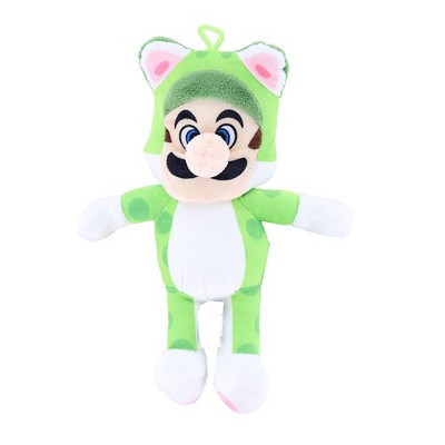 Nintendo Super Mario Power Suit 8.5 Inch Plush | Neko Cat Luigi | Target