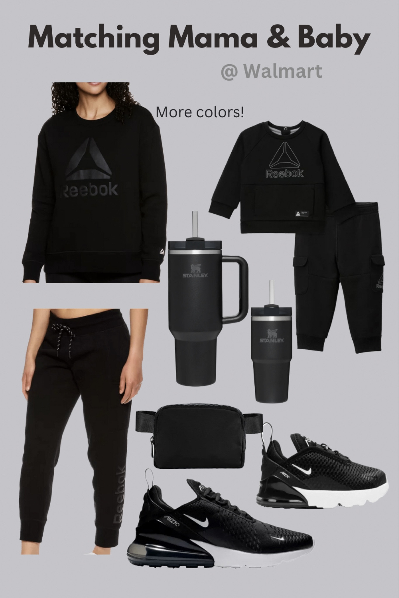 Matching mom and baby boy🥰 perfect travel outfits! 
Baby boy clothes, matching mama and baby, matching outfits, travel outfits, loungewear, stanley cup, belt bag, baby sneakers, baby nike, baby clothes, baby boy outfit, baby and mom outfits, baby boy style

#LTKbaby #LTKFind #LTKstyletip