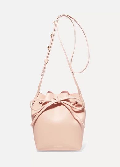 Mansur Gavriel - Mini Mini Leather Bucket Bag - Pastel pink | NET-A-PORTER (US)