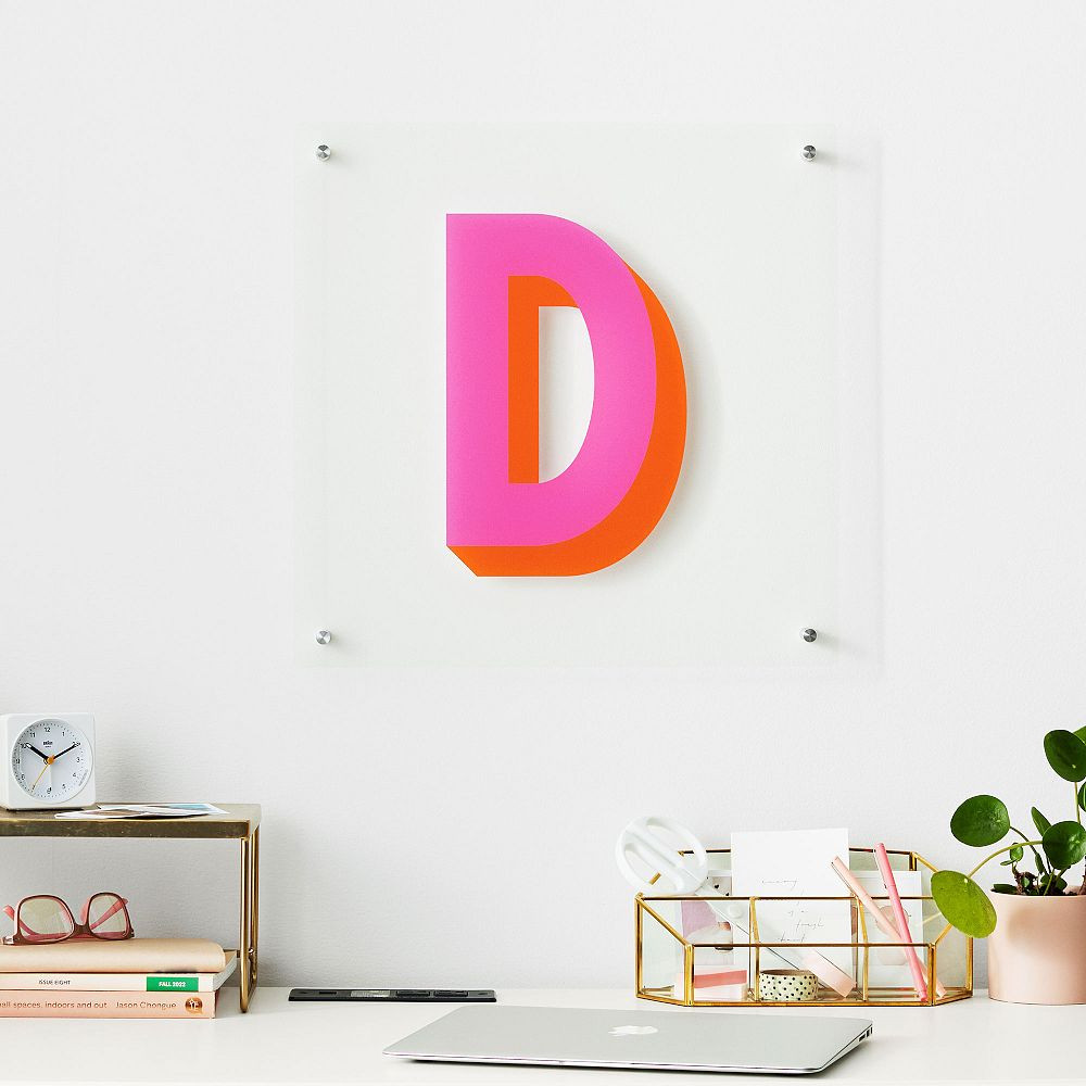 Acrylic Square Decal Monogram | Pottery Barn Teen