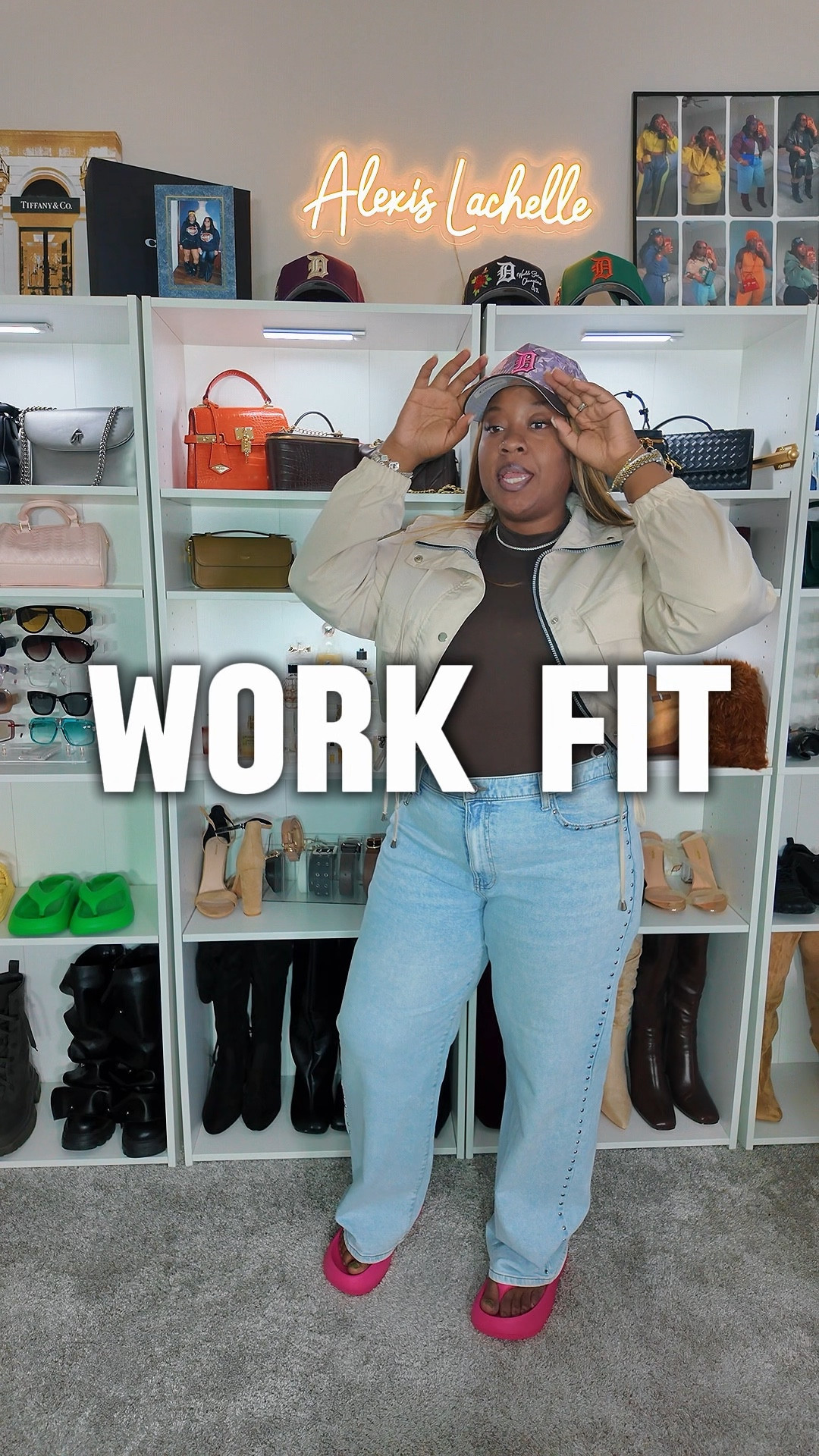 work OOTD but make it actually wearable in real life

this is what I be talking about when I say basics + layers will carry you every time 🤍

jacket: XL
top: XL (old basic tee)
jeans: Walmart (true to size)
shoes: size 9

everything is linked + similar options ✨