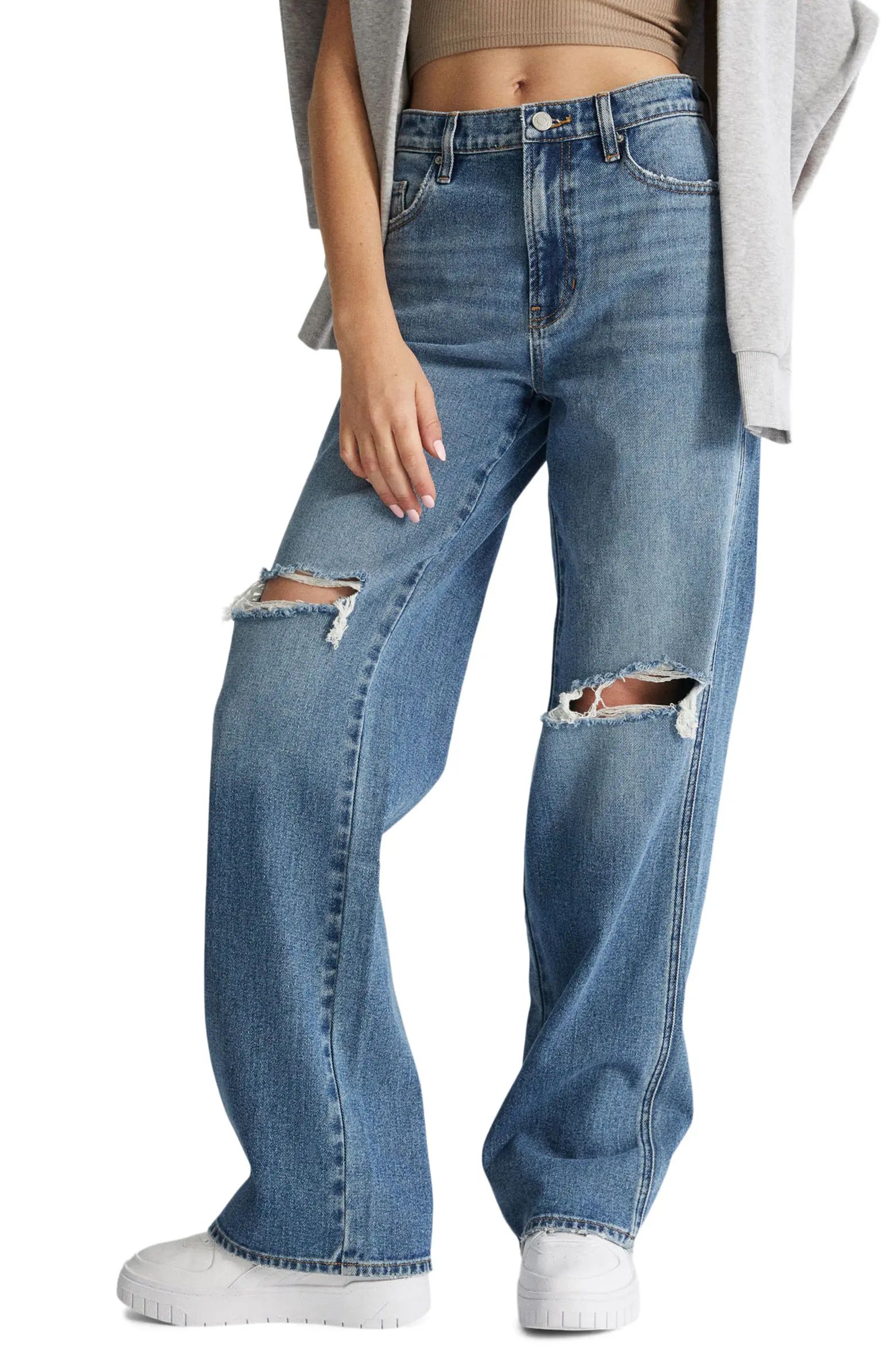 Baggy Ripped Wide Leg Jeans | Nordstrom